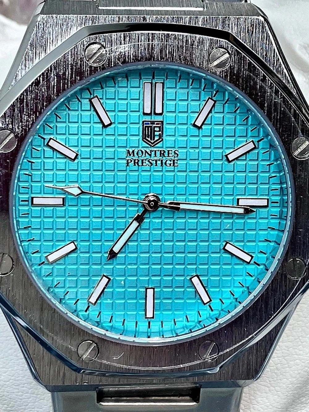 Men’s Montres Prestige MPW-0895 Turquoise Dial Watch | New in Box